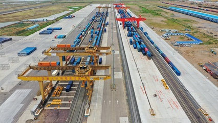 創(chuàng)新高！我國最大陸路口岸鐵路半年貨運進出口量突破1000萬噸